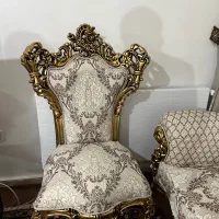 مبل سلطنتی ۹ نفره چوب|مبلمان خانگی و میز عسلی|اهر, |دیوار