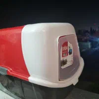 ظرف خاک گربه و پت مسقف