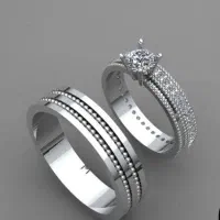 ساخت انواع حلقه وپشت طلاونقره