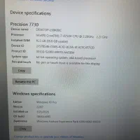 لب تاب Dell صنعتی مهندسی Precision 7730|رایانه همراه|سیرجان, |دیوار