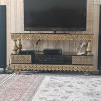 میز تی وی،آیینه کنسول،ساعت ایستاده طرح برنز