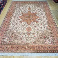 فرش ۶ متری طرح هریس ۵۰ رج زمینه کرم|فرش|تهران, سلسبیل شمالی|دیوار