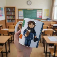 ماگ عروسکی هدیه|صنایع دستی و سایر لوازم تزئینی|مشهد, آزادشهر|دیوار