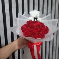 تولیدی دسته گل های پاستیل و مارشمالو و رز ربانی