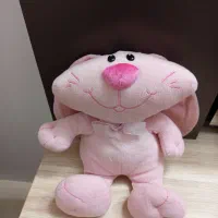 عروسک خرگوش صورتی خارجی