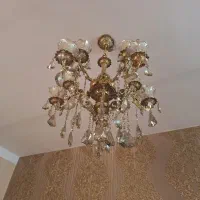 لوستر ۵ شاخه ۱۰ شعله|لوستر و چراغ آویز|زنجان, |دیوار