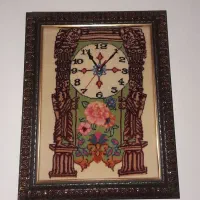 تابلو فرش ساعت
