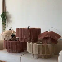 طراحی و بافت انواع لوستر مکرومه و رافیا