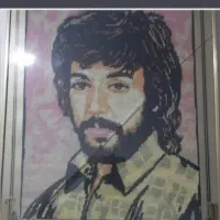 قاب عکس.دست بافت