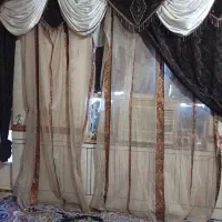 پرده قهوه ای