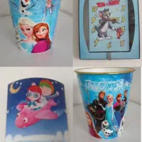 ست آبی ساعت چراغ خواب دیواری سطل زباله کودک