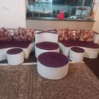 یک دست،مبل همراه با گل میز،|مبلمان خانگی و میز عسلی|شیراز, قلعه نو|دیوار
