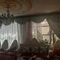 پرده توری و شال