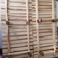 تخت دونفره به همراه دوتاکفی تخت وتشک رویال