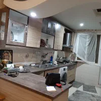 کابینت آشپزخانه باگازوهودوسینک استیل،شیر