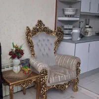 مبل سلطنتی ۹ نفره به همراه عسلی|مبلمان خانگی و میز عسلی|ملارد, |دیوار