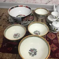 باسلام تعدادی چینی قدیمی طبق عکسهای موجود سالم