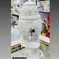 سرویس سماور و قوری نوزاد طرح خمره ای سوزنی