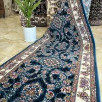کناره فرش ۷۰۰ شانه گل برجسته/کرم سرمه ای نقرآبی|فرش|قم, نیروگاه|دیوار