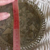 انگاره بزرگ ویک بشقاب برنجی|کلکسیون اشیاء عتیقه|کرج, فاز ۱ مهرشهر|دیوار