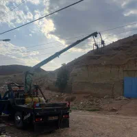 جرثقیل همراه با سبد بالابر|خودرو سنگین|مسجد سلیمان, |دیوار