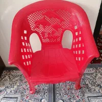 صندلی سالم ابی و قرمز