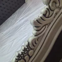 تخت خواب تمام چوب روس طرح رویال|تخت و سرویس خواب|مشهد, راه آهن|دیوار