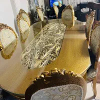 ست مبل استیل و میز ناهارخوری