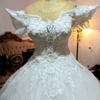 لباس عروس ترک دانتل مثل نو سایز ۳۶ - ۳۸ زیر قیمت|لباس|تهران, نصرت|دیوار