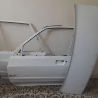 دودر سمت راننده رنگ فابریک بایک در صندق عقب