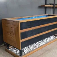 فلاور باکس گلدان چوبی|گل و گیاه طبیعی|هشتگرد, تهران دشت|دیوار