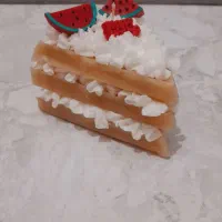 شمع کیک برش خورده