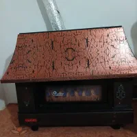 بخاری گازی طرح شومینه