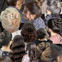 شنیون و استایل مو|خدمات آرایشگری و زیبایی|محمدیه-قزوین, |دیوار