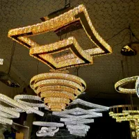 لوستر هوشمند/کریستالی قیمت کارخانه/گارانتی واقعی|لوستر و چراغ آویز|کرمانشاه, |دیوار