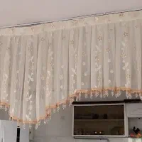 پرده و دو تیکه کابینت