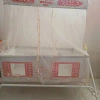 با سلام یک عدد گهواره یک عدد روروک یک عدد کهیر|کالسکه و لوازم جانبی|نیشابور, رحمت آباد|دیوار