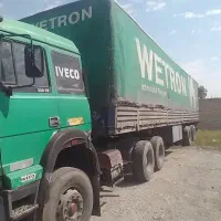 کشنده کامیون اویکو۳۳۰ مدل۱۳۷۳ و کانتین بالن۱۳/۶۰