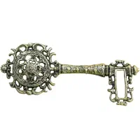 جاکلیدی برنزی طرح کلید .|مجسمه، تندیس، ماکت|نسیم‌شهر, |دیوار