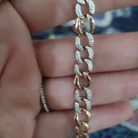 دستبند ژوپینگ نگین دار