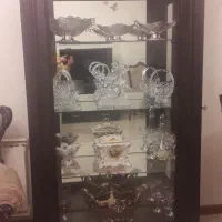 بوفه قهوه ای سوخته چوب راش