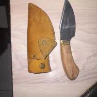 چاقو و کارد کمری استخوان و چرم|کلکسیون اشیاء عتیقه|جلین, |دیوار