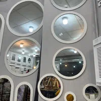 شلف آینه پی وی سی نیم دایره گرد