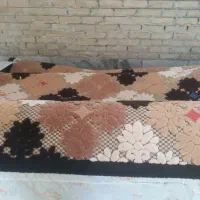 فرش مینیاتوری گل برجسته