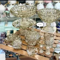 اقساطی انواع سرویس پذیرایی کریستال لبطلایی شامپاین|ظروف سرو و پذیرایی|تهران, شوش|دیوار