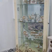 مبل نیمه استیل گنجه و میز تلویزیون|بوفه، ویترین، کنسول|مشهد, امیریه|دیوار