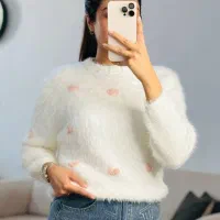 بافت سفید موهر|لباس|قشم, |دیوار