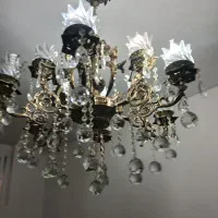 لوستر برنزی|لوستر و چراغ آویز|خسروشاه, |دیوار