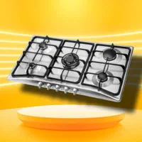 اجاق گاز ۵ شعله استیل G13|اجاق گاز و لوازم برقی پخت‌وپز|رشت, حمیدیان|دیوار