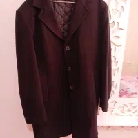 پالتو مردانه مشکی سایزxxl کلاه دار